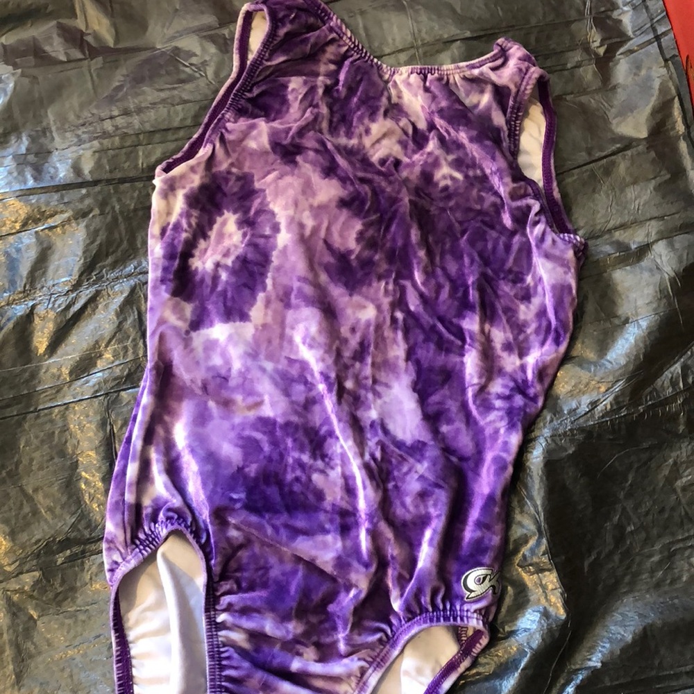 GK AM Purple Gymnastics Leotard